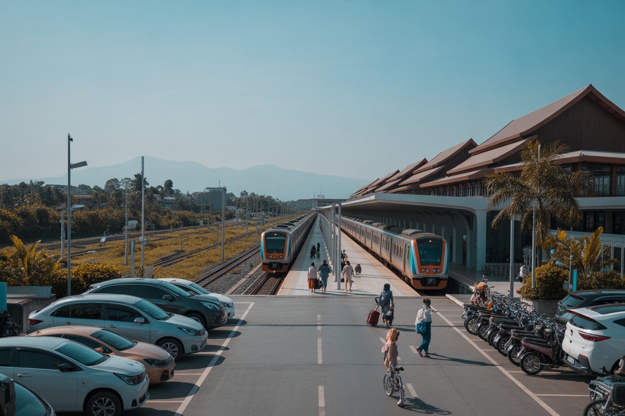 Discover Thailand’s Free Rail Station Parking Initiative for Tourists and Commuters