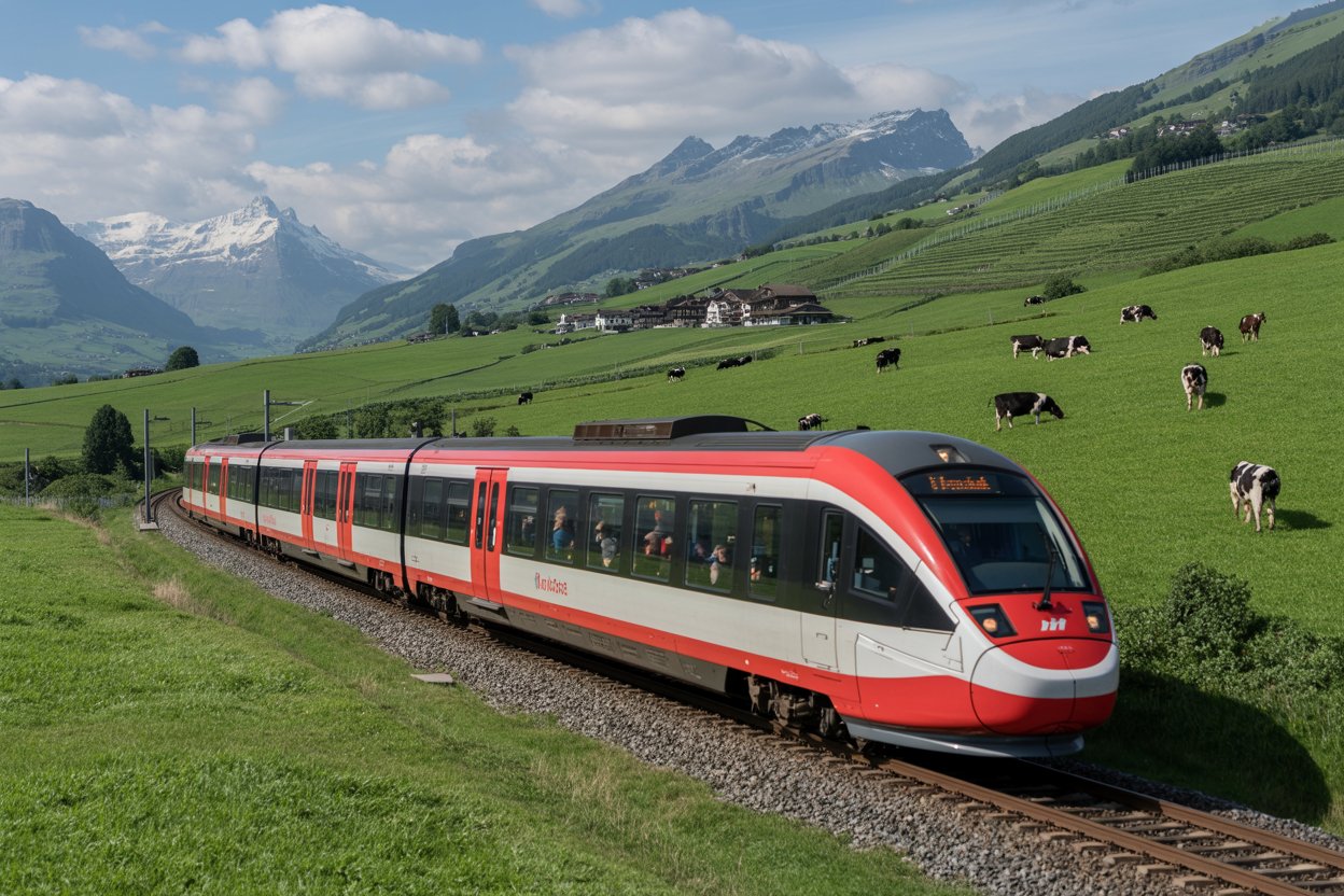Discover Switzerland by Train: A Four-Hour Journey from Geneva to St. Gallen