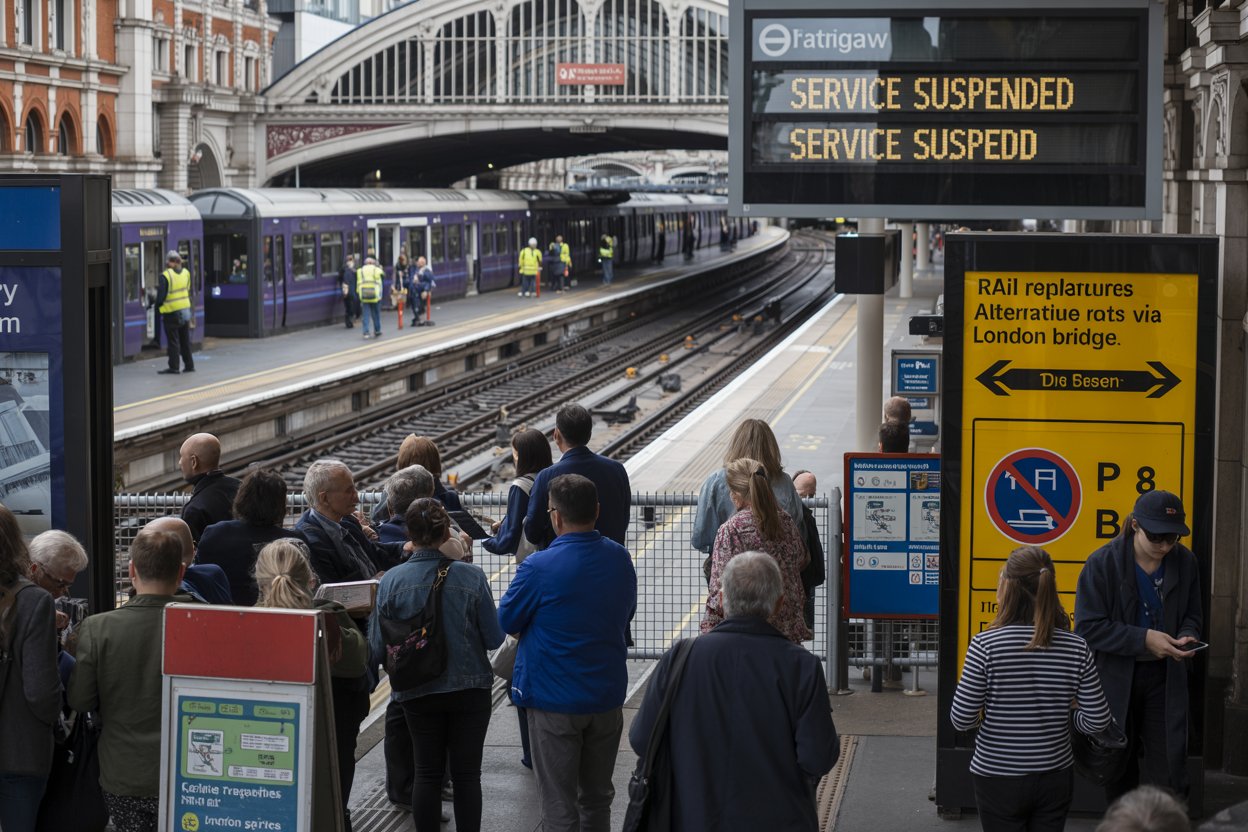 Major Railway Upgrade in London: Charing Cross and Waterloo East to Close for 22 Days