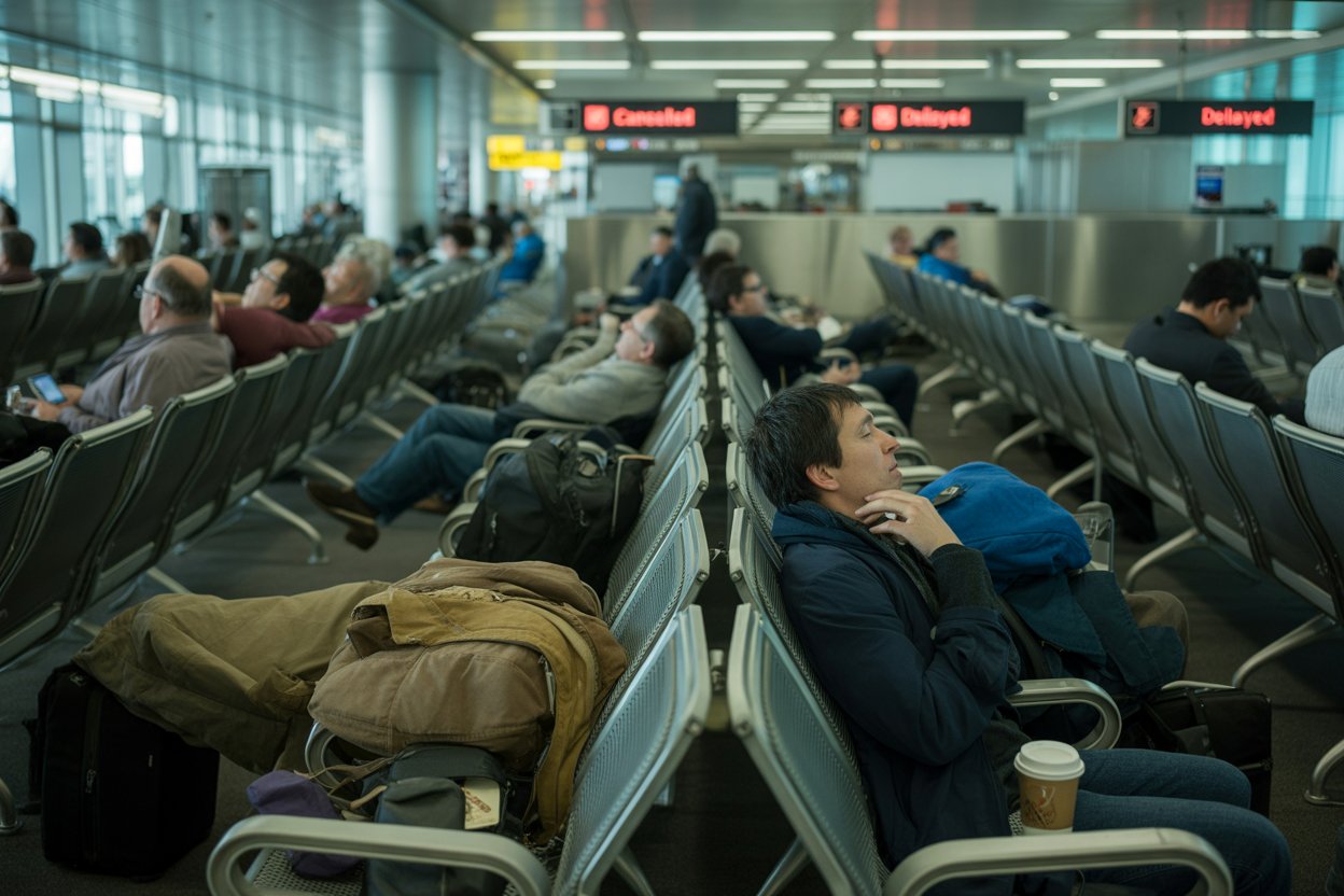 Travel Disruptions at Ronald Reagan Washington National Airport: 220 Flights Delayed and 14 Canceled