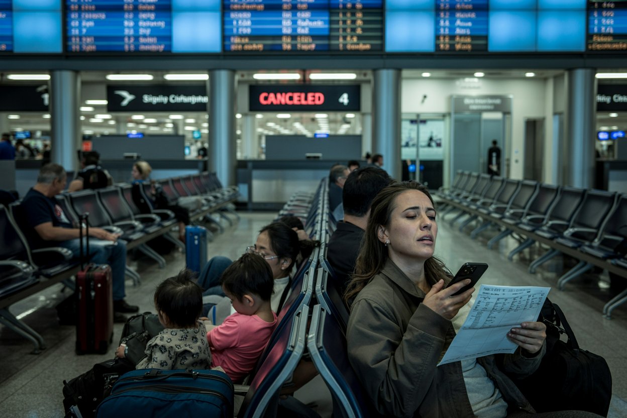 Travel Chaos at Baltimore/Washington International Airport: 89 Flights Delayed and 16 Canceled