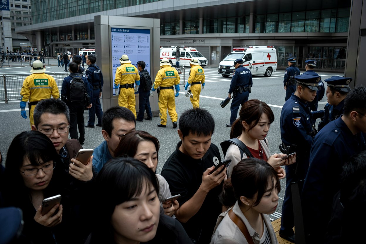 Emergency Response at Kawasaki Station: Unknown Substance Affects Passengers