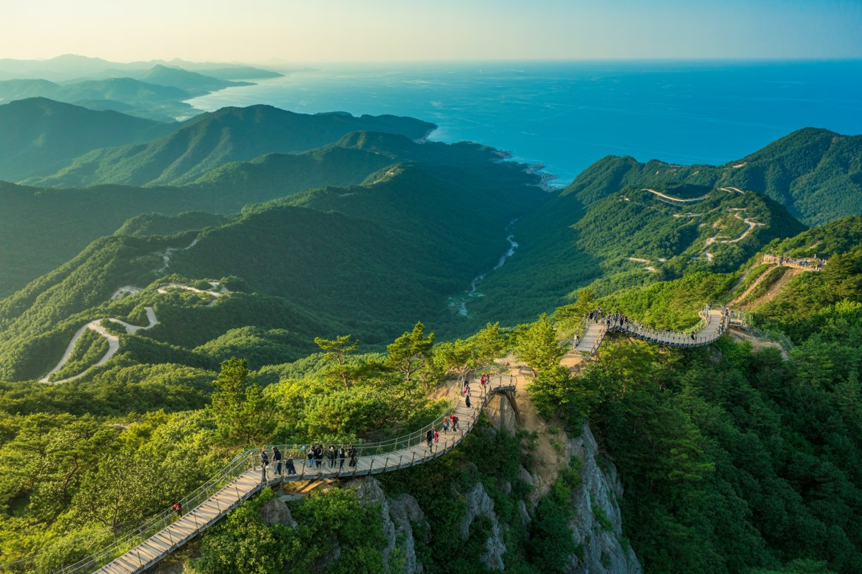 Dojjaebigol Sky Valley: Donghae City Emerges as a Global Travel Gem with Over Two Million Visitors