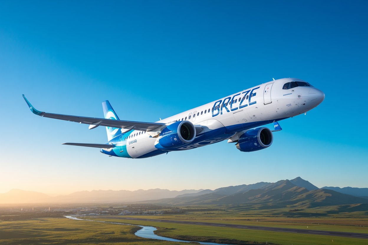 Breeze Airways Celebrates a Significant Fleet Expansion with Its 50th Airbus A220-300