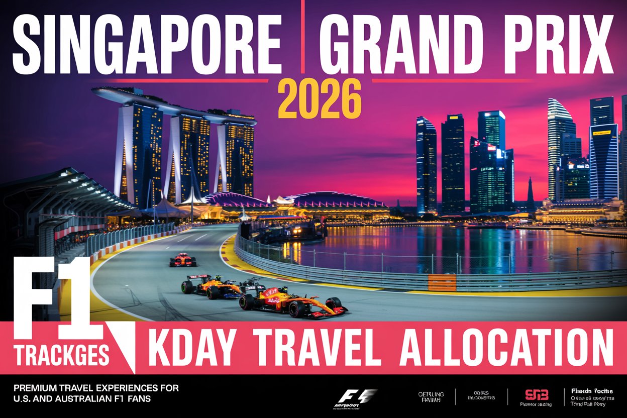 Travel Revolution: How KKday’s Partnership for the 2026 Singapore Grand Prix is Transforming Travel for Fans from the U.S. and Australia