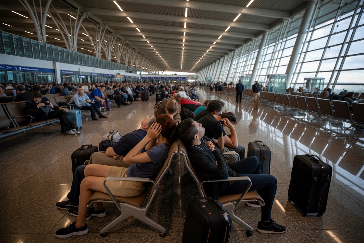 Kuwait Airways and EgyptAir Cause Travel Mayhem: Eight Flights Cancelled from Kuwait City