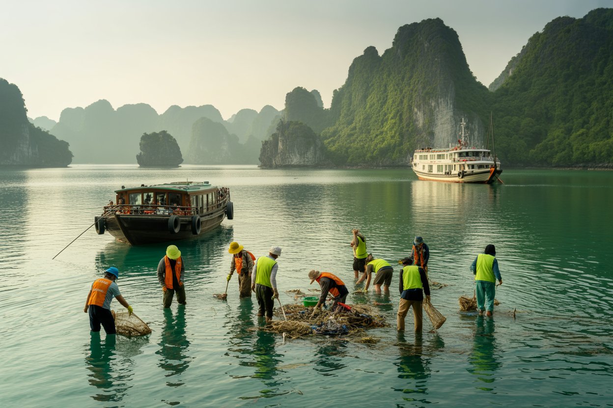 Bhaya Cruises Hosts Annual ‘Clean The Bay’ Initiative to Preserve Halong Bay