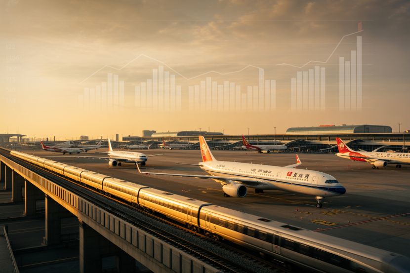 China’s Airline Industry Faces New Challenges Amid Rising Fuel Costs and Rail Competition