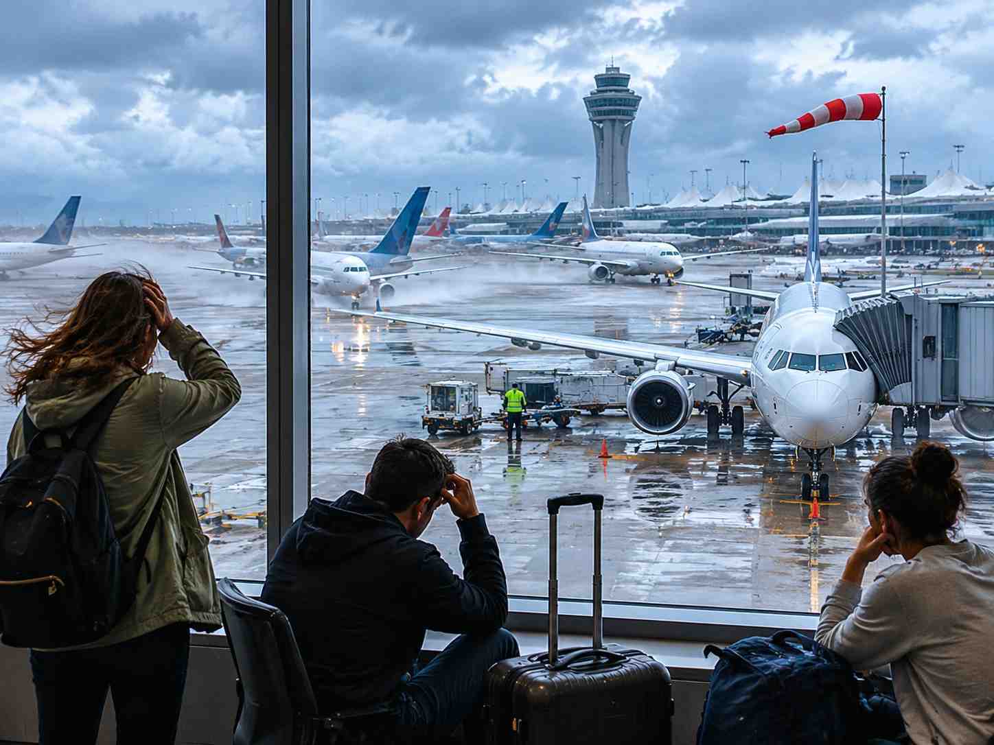 Severe Winds Disrupt Travel as Major Airlines Ground Flights at Denver International Airport