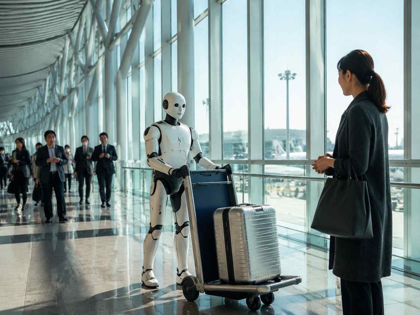 Japan Airlines Unveils Humanoid Robots at Haneda Airport for a New Era of Travel