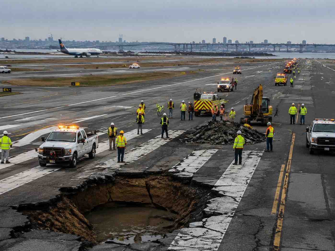 LaGuardia Sinkhole Creates Travel Chaos: Delta, American, United, and JetBlue Cancel Hundreds of Flights