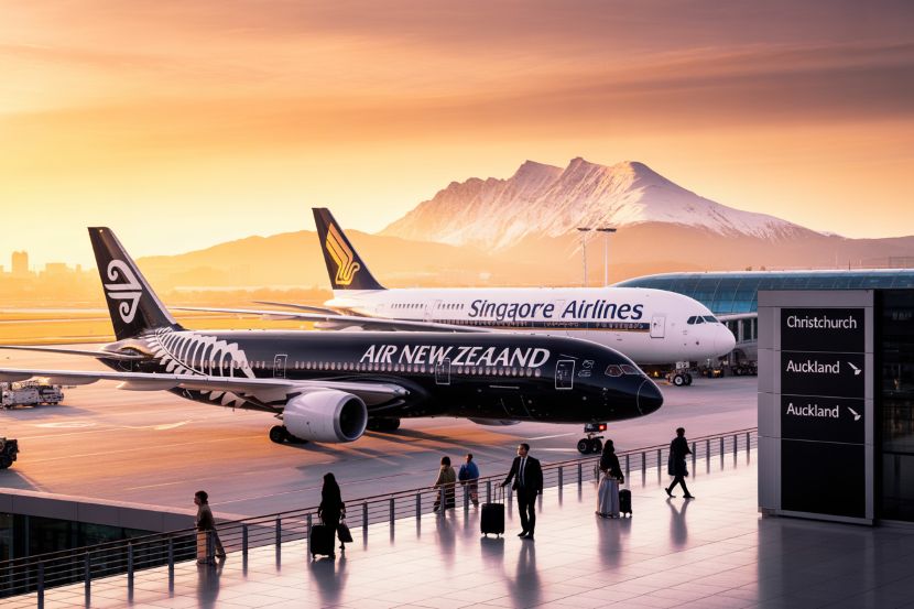 Boosting Travel Connections: 72,000 New Airline Seats Between Singapore and New Zealand