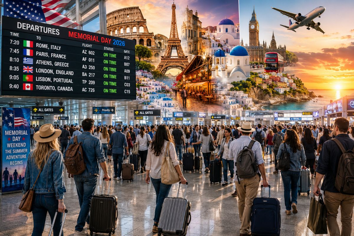 Massive Memorial Day Travel Surge: 45 Million Americans Set to Explore Europe