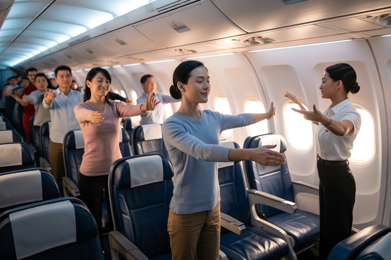 Experience Wellness in the Sky: China Southern Airlines Launches Qigong Exercises on Long-Haul Flights