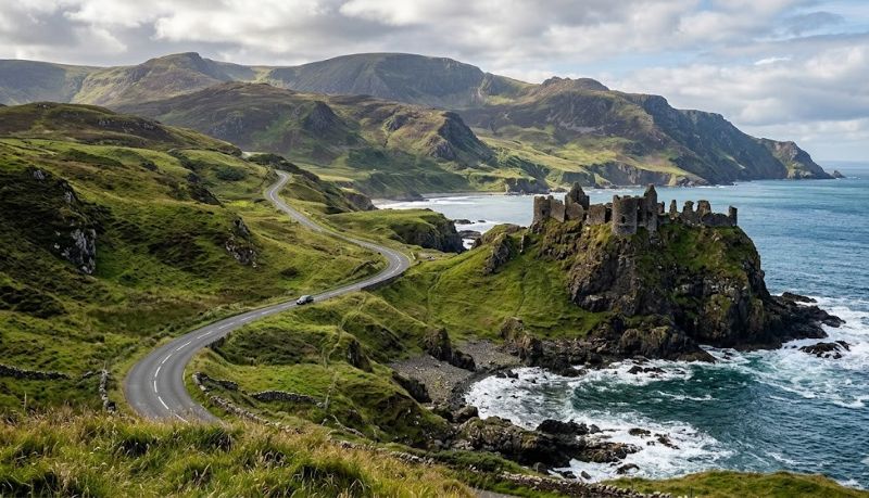 Dunseverick Castle: The Cliffside Gem Drawing Adventurers to Northern Ireland
