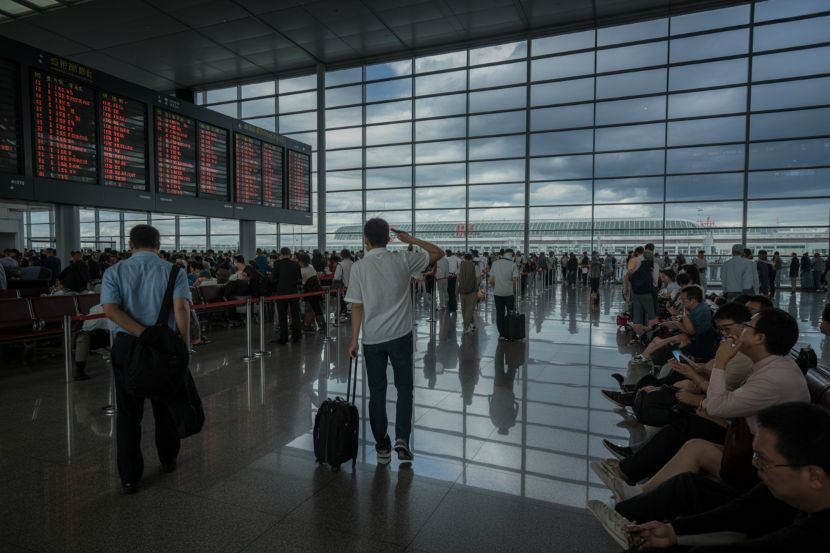 Travel Disruptions at Guangzhou Baiyun International Airport Leave Passengers Stranded