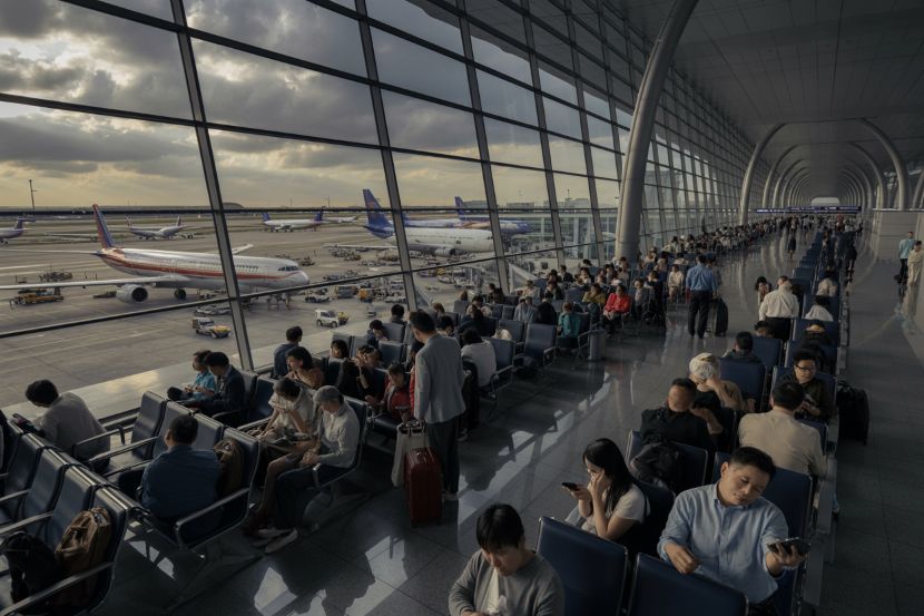 Significant Flight Disruptions at Shanghai Pudong International Airport: 644 Delays and 58 Cancellations Today