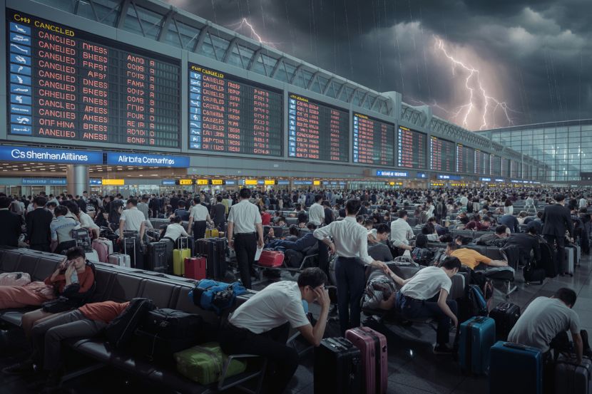 Aviation Disruptions Hit Major Chinese Cities—57 Flights Canceled and Hundreds Delayed