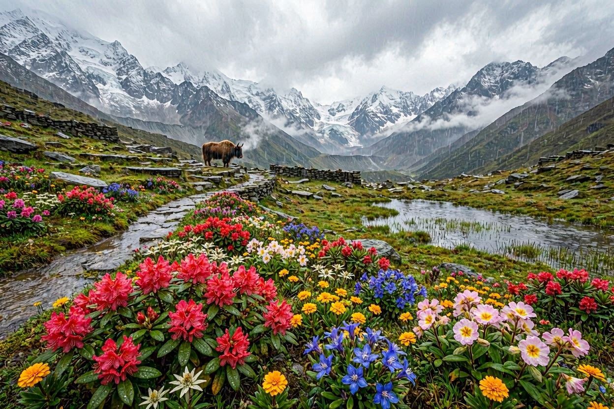 Explore the Unparalleled Beauty of Uttarakhand’s Valley of Flowers: A Himalayan Haven for Adventure Lovers