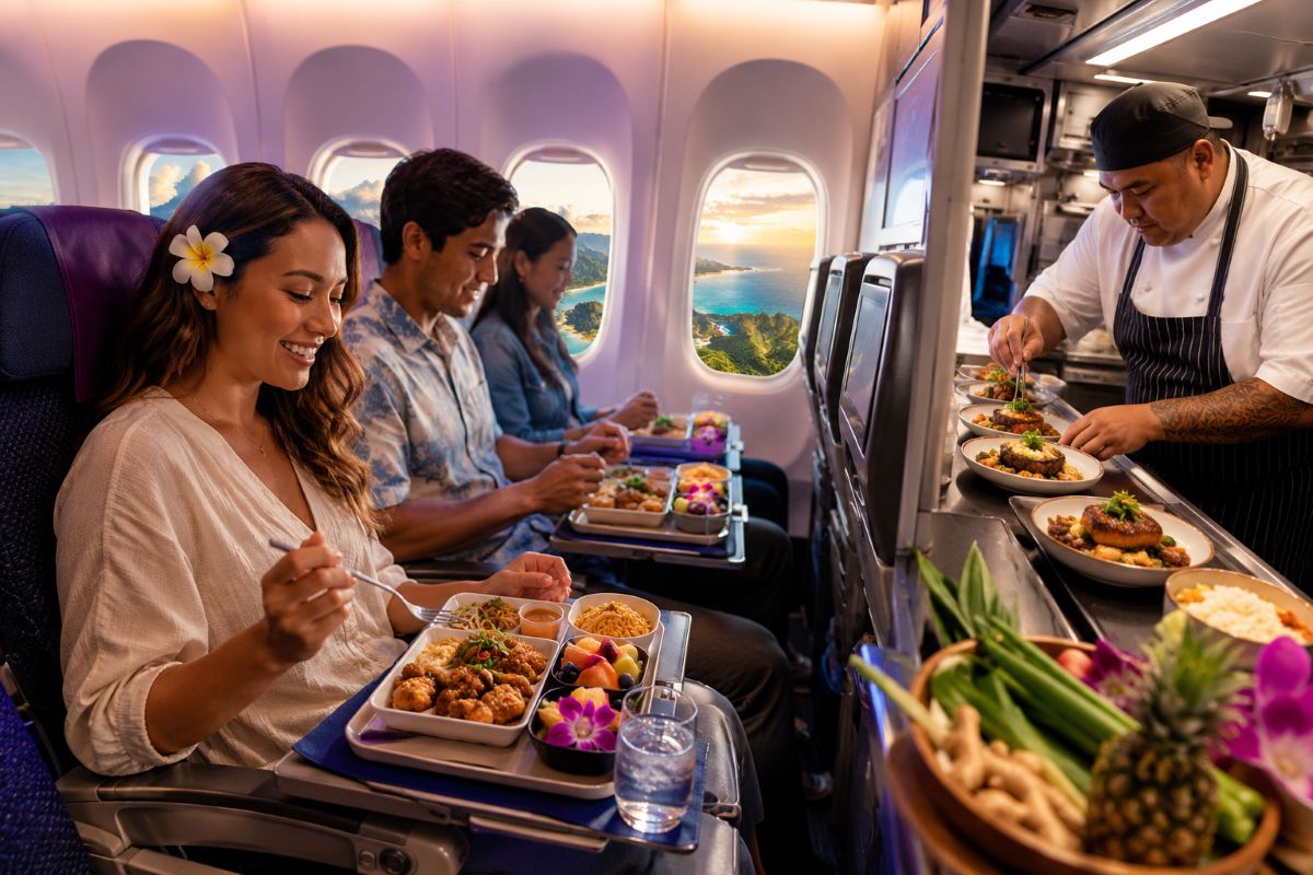 Hawaiian Airlines Transforms In-Flight Dining with Chef-Curated Pre-Order Meals