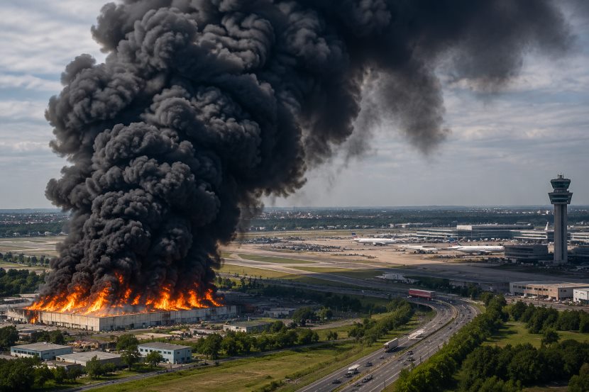 Massive Fire Near Paris-Charles de Gaulle Airport: Operations Continues Smoothly for Travelers