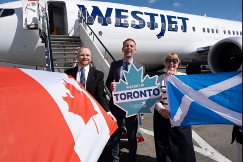 Glasgow Airport Boosts Global Connectivity with WestJet’s Direct Flights to Toronto