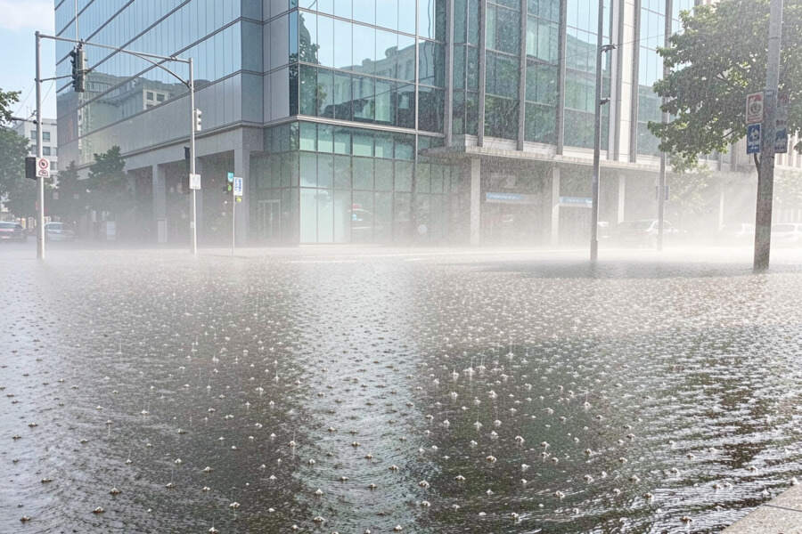 Travel Disruptions in Hong Kong: Red Rainstorm Causes Severe Flooding and Impacts Transport