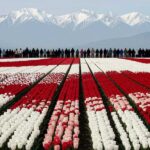 Kashmir’s Dual Delight: Fresh Snowfall and Tulip Blooms Redefine Winter Travel