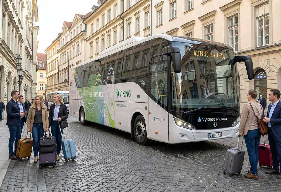 Viking Introduces Electric Motor Coach Program in Vienna for Sustainable Cruise Guest Transportation