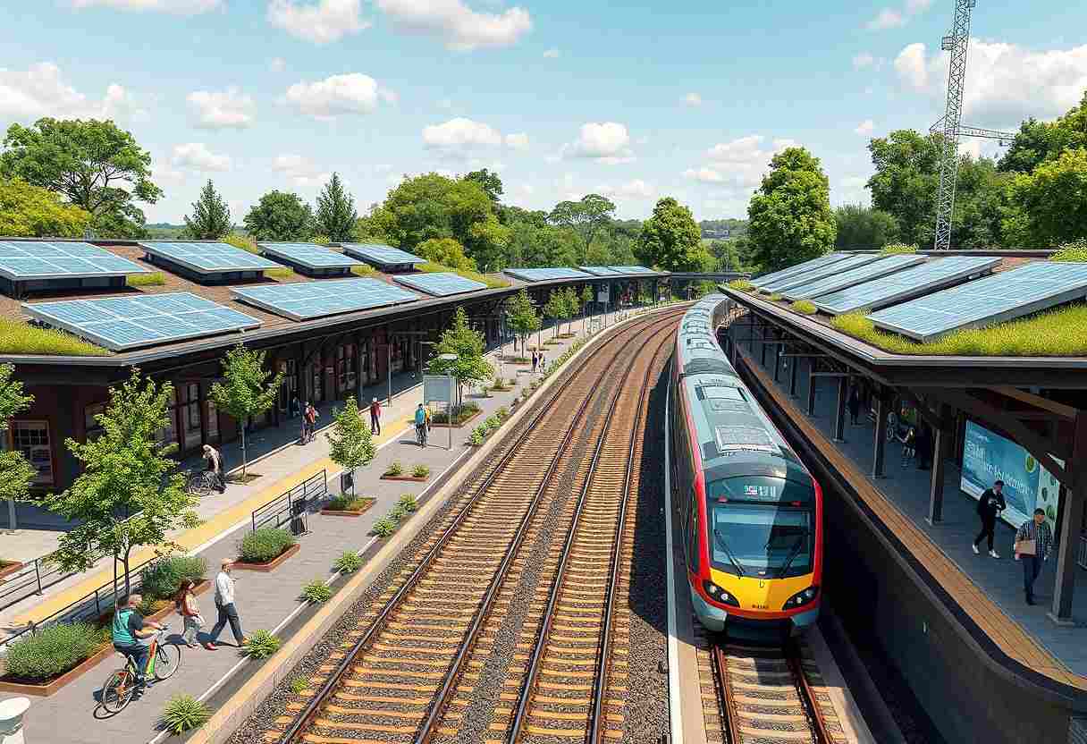 UK Railway Stations Leading the Charge for Sustainability and Biodiversity by 2026