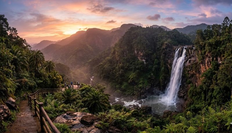 Exploring the Thrills of Adventure Tourism in Sri Lanka: Laxapana Falls Takes Center Stage
