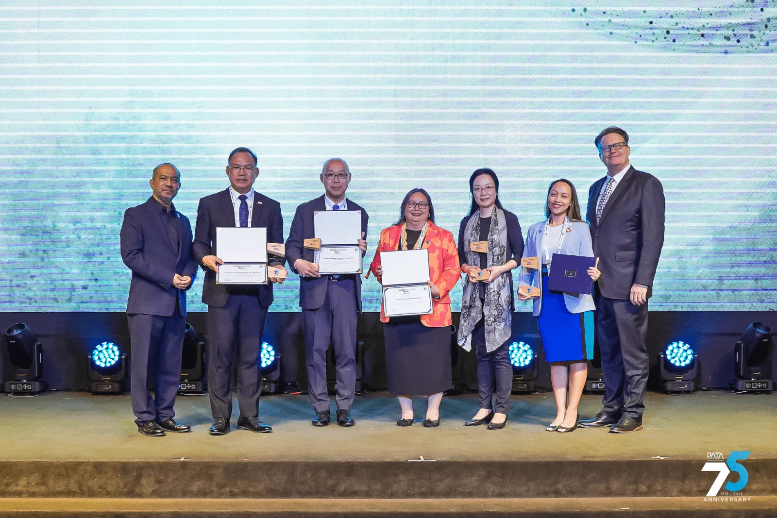 Celebrating 75 Years of Tourism Leadership: PATA Honors Long-Standing Members in Pohang