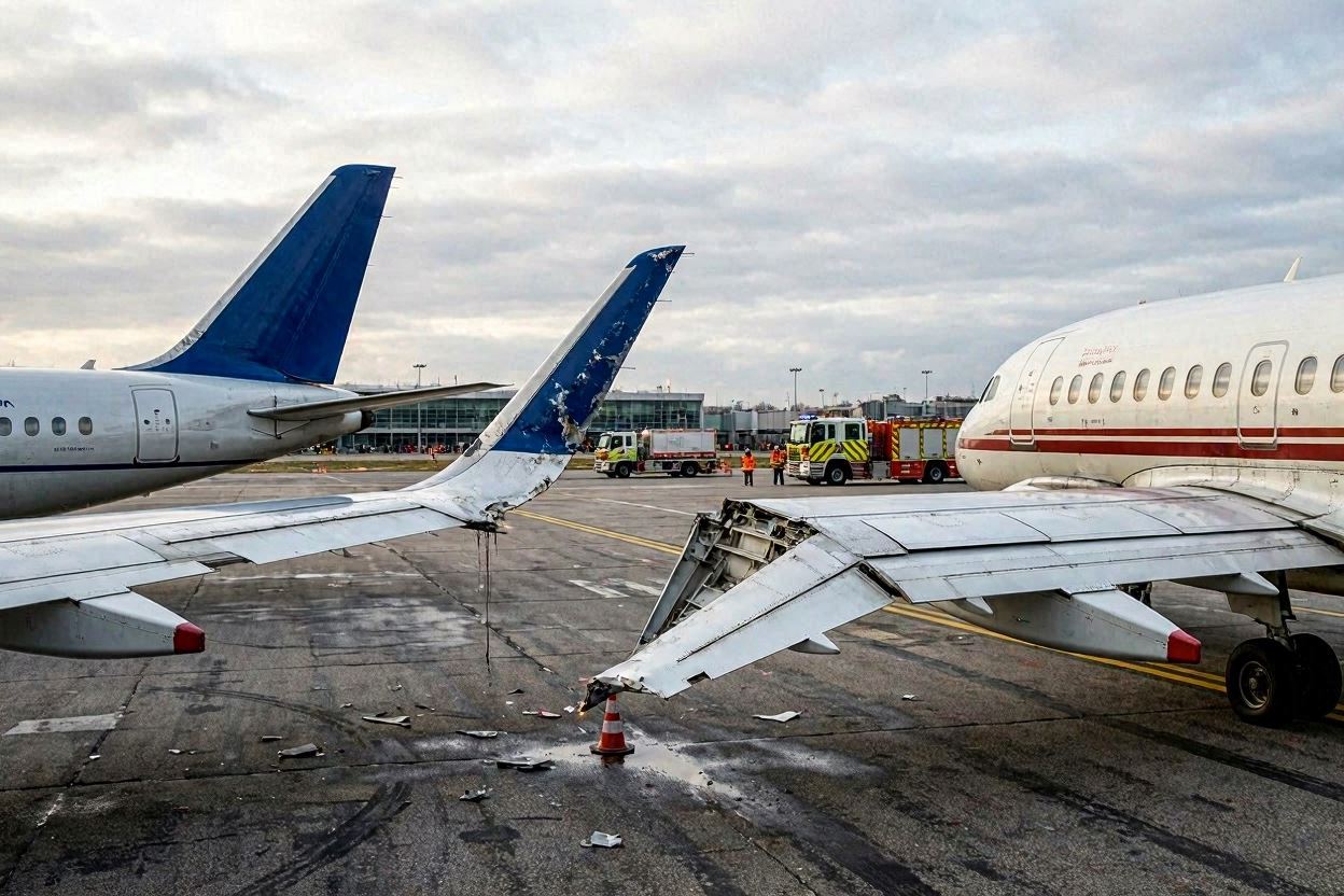 Passengers Take Legal Action Against Delta Air Lines and Spirit Airlines After Wingtip Collision at Cleveland Airport