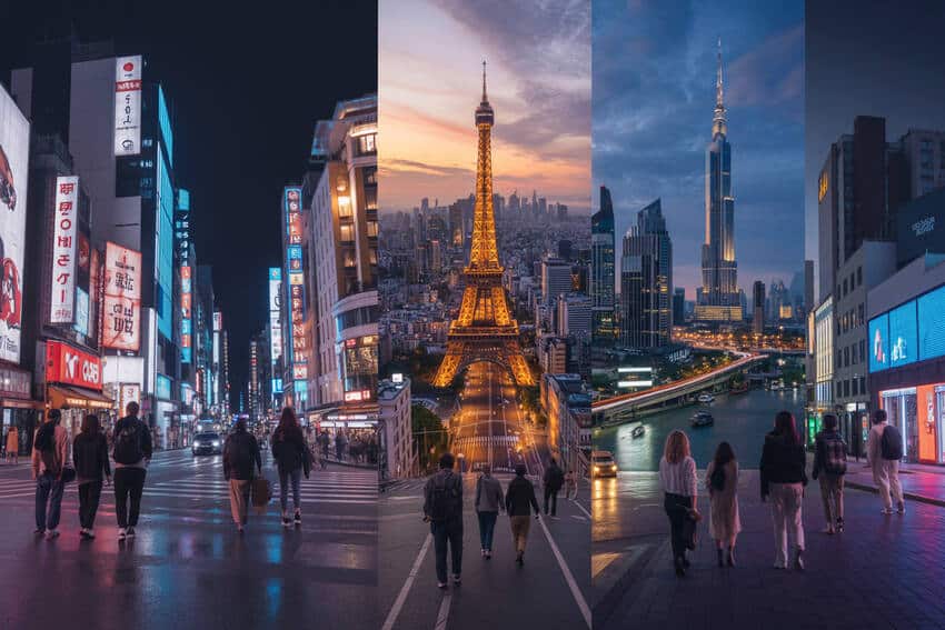 Tokyo Shines Bright: A Nighttime Delight Among Global Cities