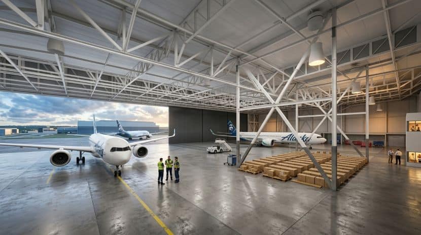 Major Travel Infrastructure Upgrade in the USA as Alaska Airlines Breaks Ground on Advanced Maintenance Hub at PDX