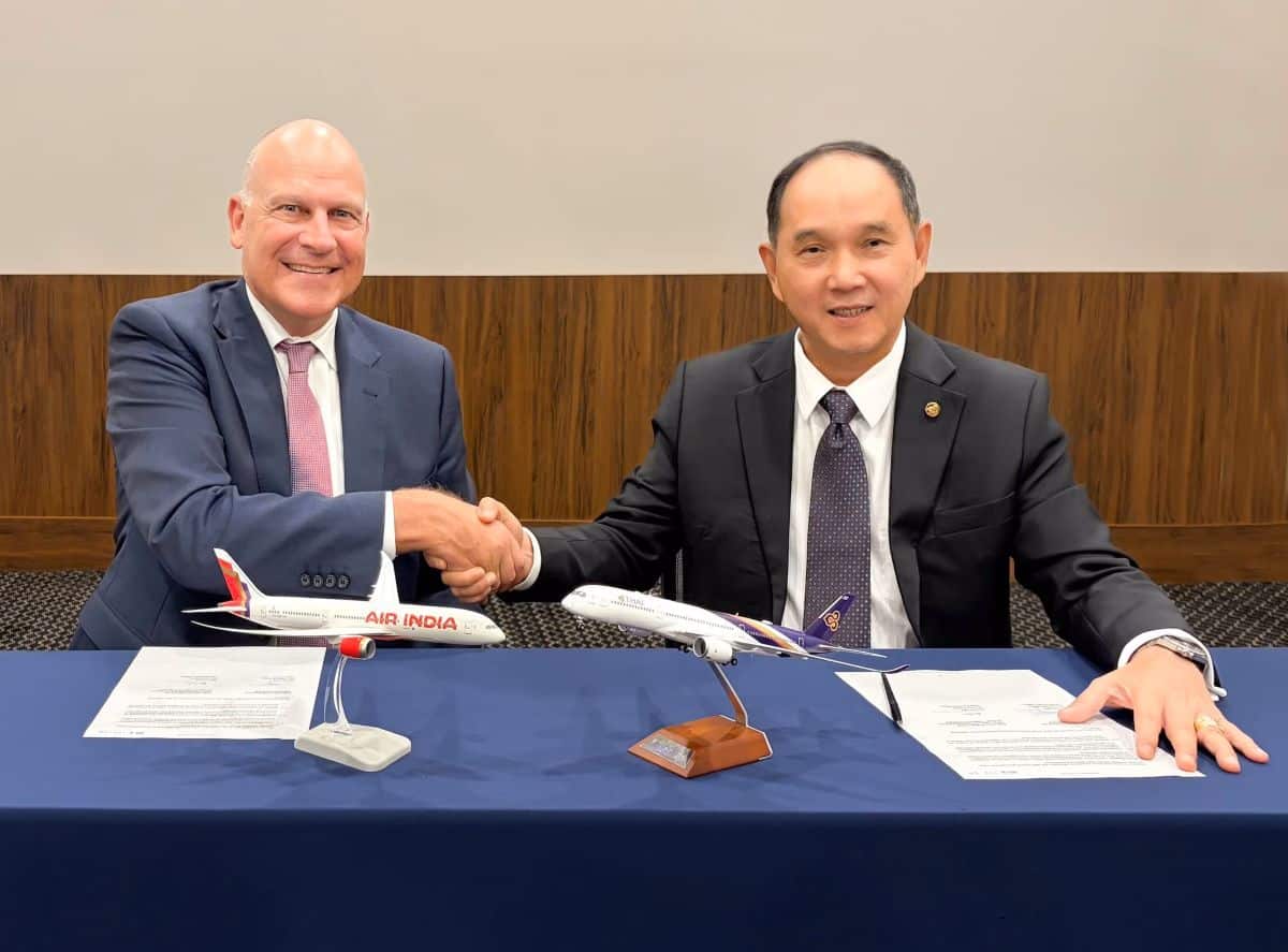 Air India and THAI Join Forces Through MoU to Offer Broader Travel Choices, Codeshare Agreements and Improved Regional and International Connectivity 