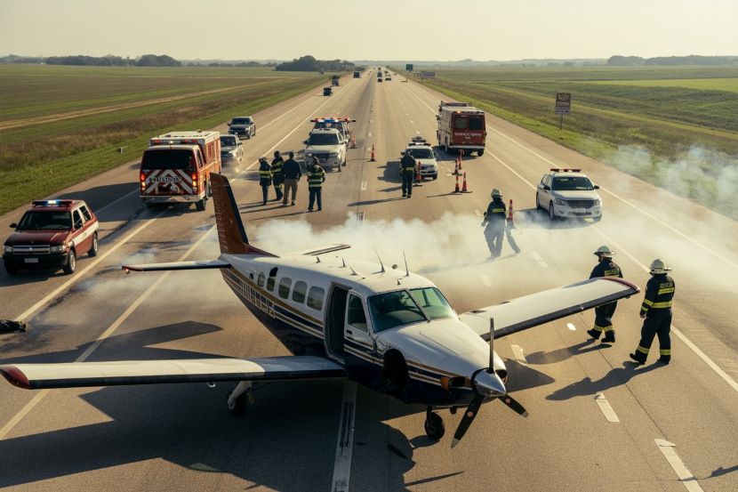United States Aviation Crisis Intensifies as Deadly Texas Highway Plane Crash Raises Air Travel Safety Fears and Emergency Response Measures!