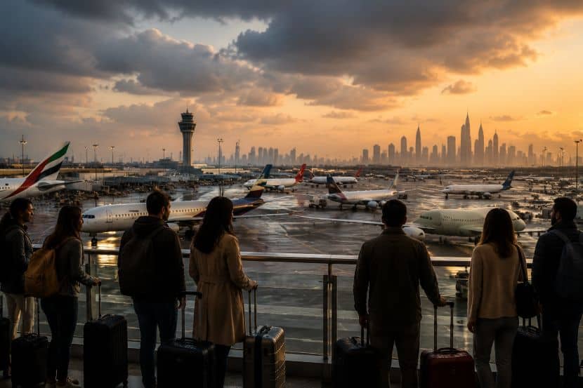 Travel Disruptions Shake UAE Airports with 184 Delays and 9 Cancellations