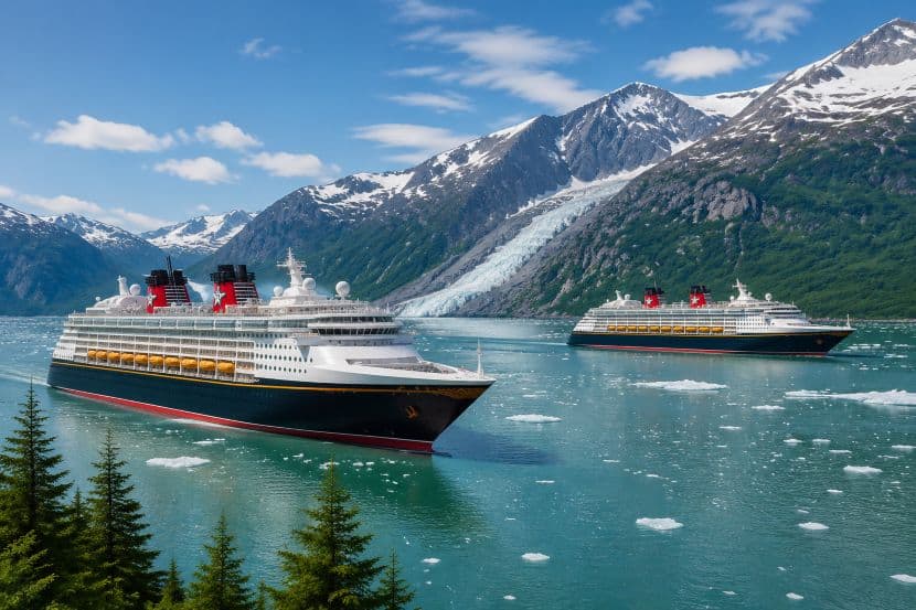 Alaska Cruise Boom as Disney Magic and Wonder Sail Together from Vancouver for First Time