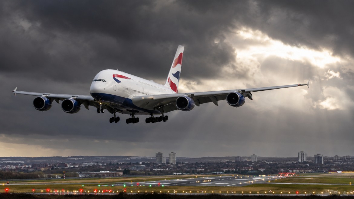 Birmingham Diversion: British Airways A380 Faces London Storm Chaos