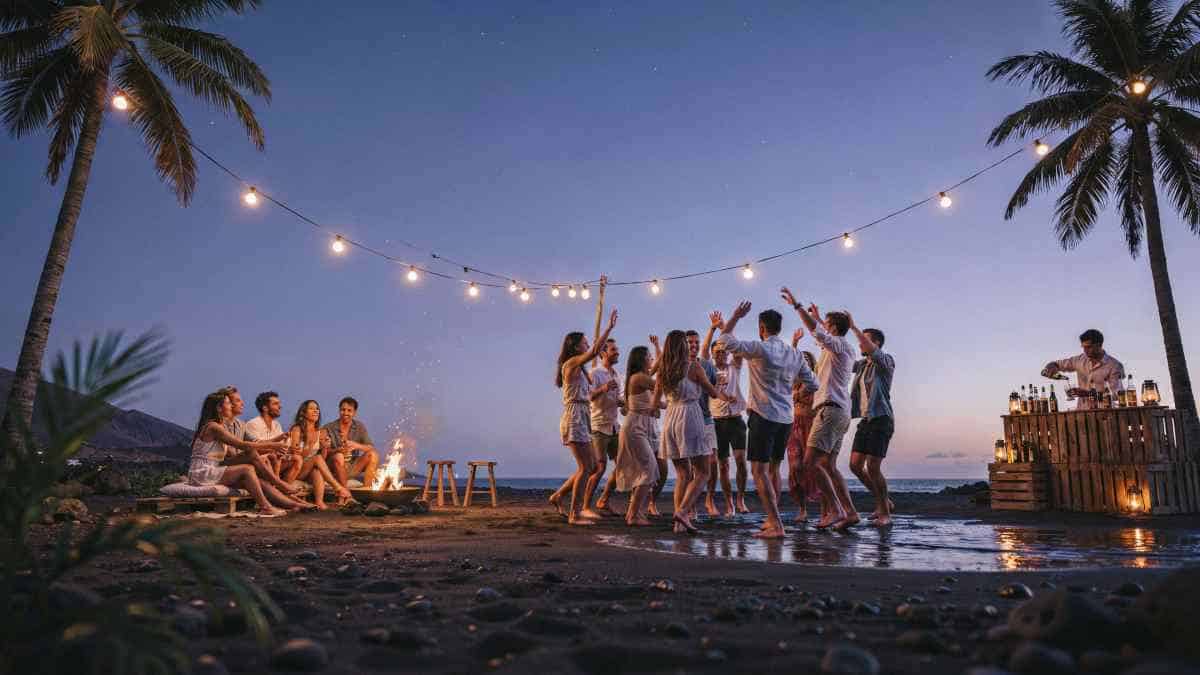 Spain, Canary Islands, Tenerife, Costa Adeje and Siam Park Welcome Summer Nights as Siam Night Returns with Water Rides, Live DJs and Beach Parties. Could This Be Europe’s Hottest New Night-Time Attraction?