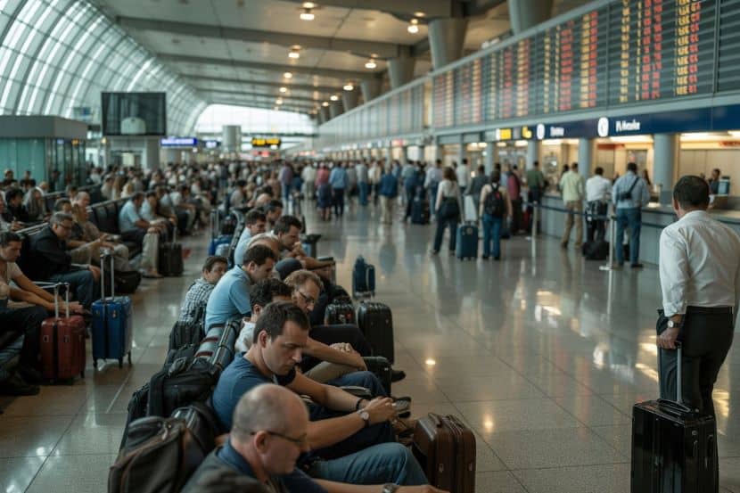 Hundreds of Travellers Stranded In Europe As France, Germany, Spain And Others Delay 2002 And Cancelled 58 Flights Impacting Finnair, Eurowings, easyJet And Others In Frankfurt, Madrid And More