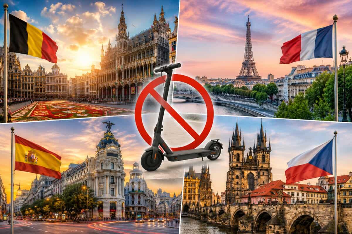 Belgium Joins European Cities in Reining in Shared E-Scooters to Enhance Urban Tourism Safety