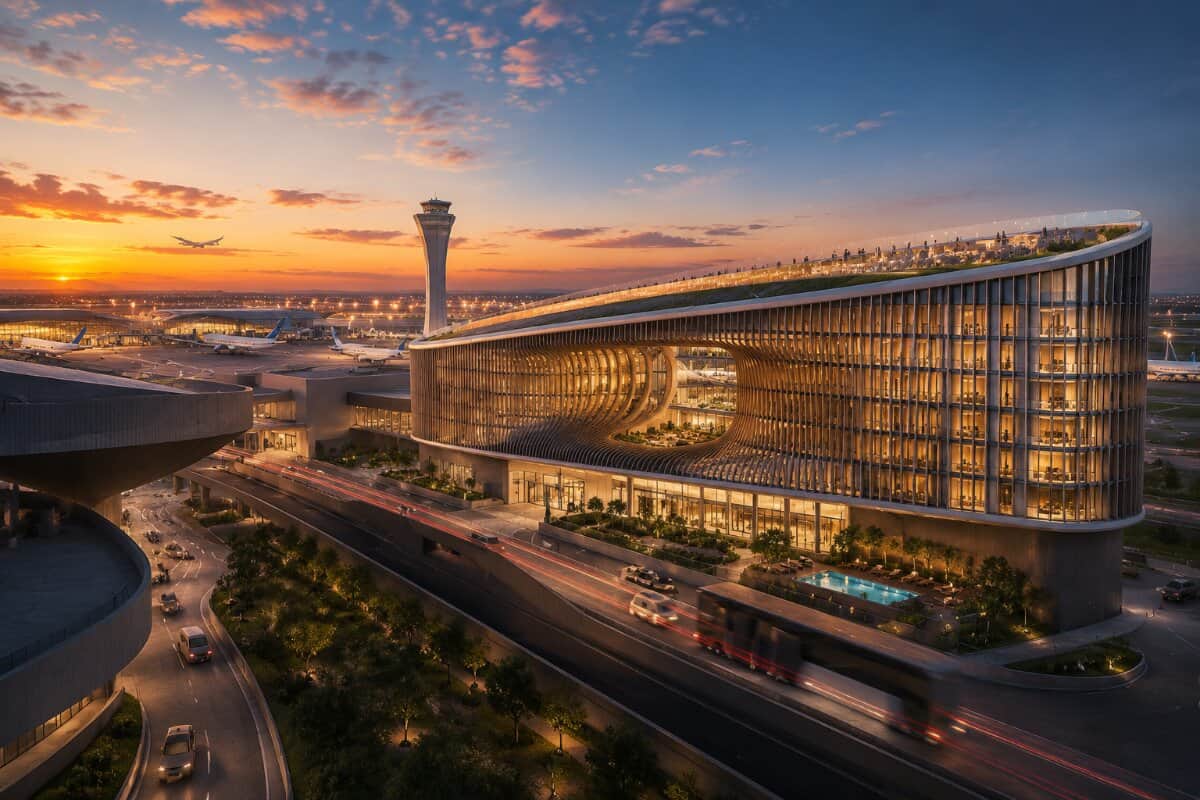 Israel Approves First On-Site Brown-Levi Hotel to Transform the Ben Gurion Airport Travel Experience