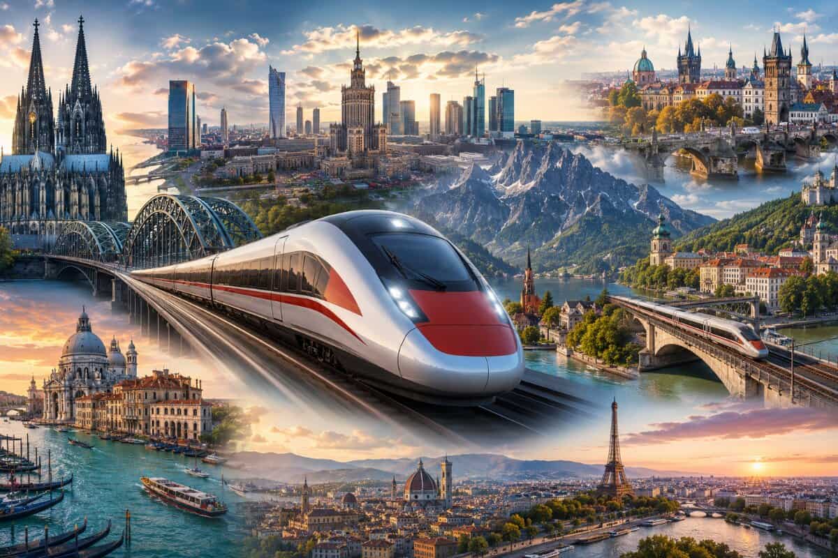 Poland Joins Italy, Japan, Germany, Czechia, Austria and More to Power a New European High-Speed Rail Era as Hitachi and PESA Plan Bid for 20 PKP Intercity 320 km/h Trains