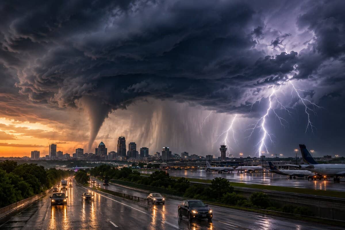 United States Weather Alert Triggers Midwest Travel Concern As Powerful Storms Threaten Airports, Highways And Overnight Journeys Across Ohio Valley