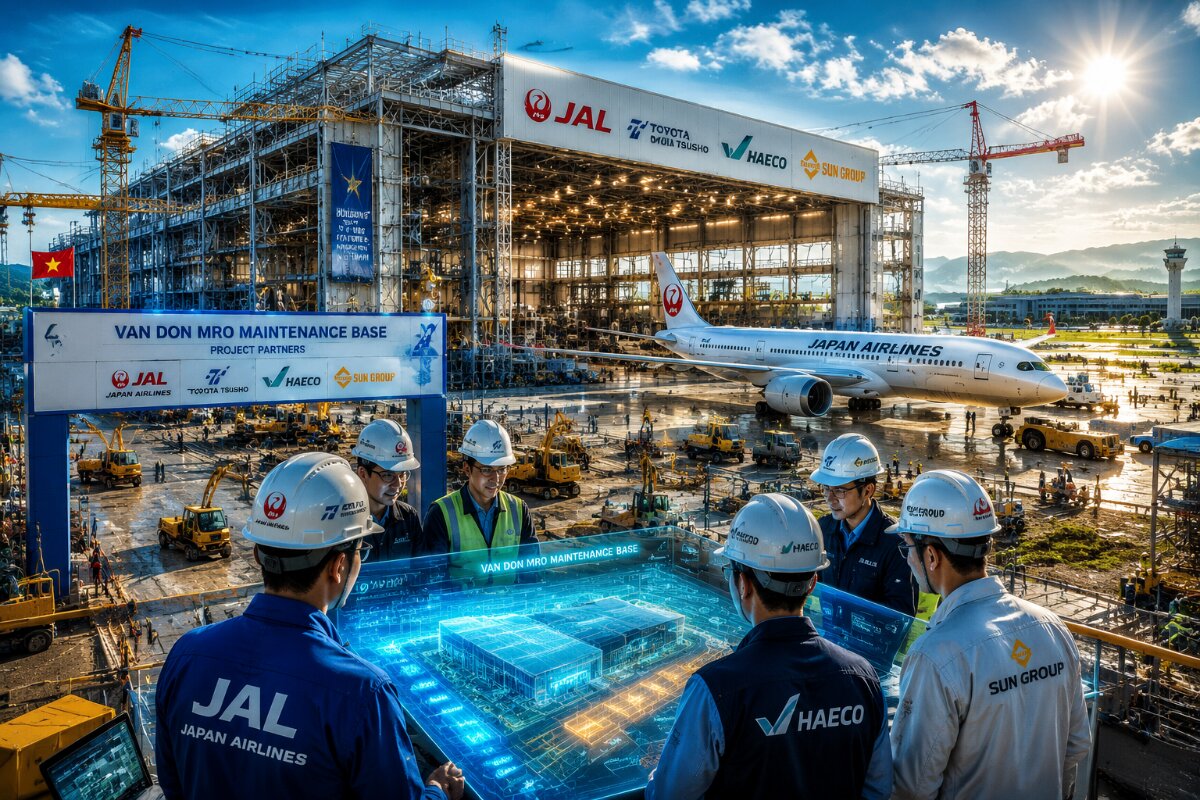 JAL, Toyota Tsusho and 2 Companies Plan Aircraft Maintenance Base in Vietnam to Boost Regional Aviation by 2027