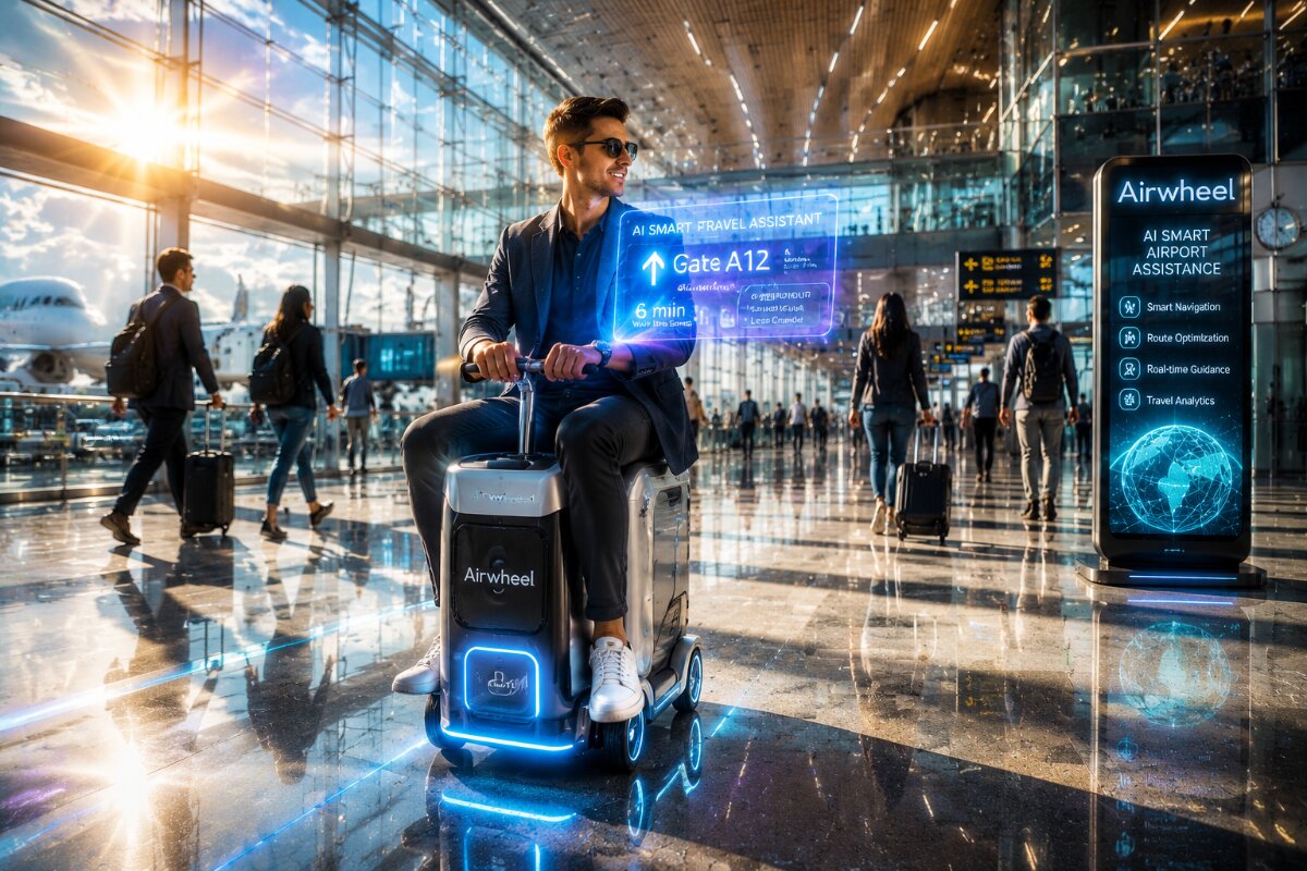 Explore How Airwheel Improves Passenger Experience Through AI-Powered Smart Travel Assistance Technology