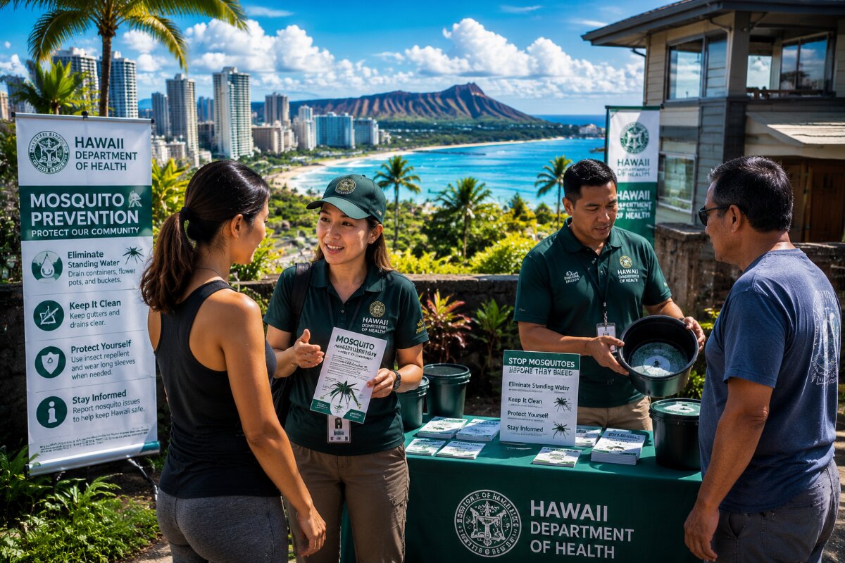 Hawaii Reports New Travel-Related Dengue Case on Oahu as Officials Urge Preventive Measures and Continued Public Awareness