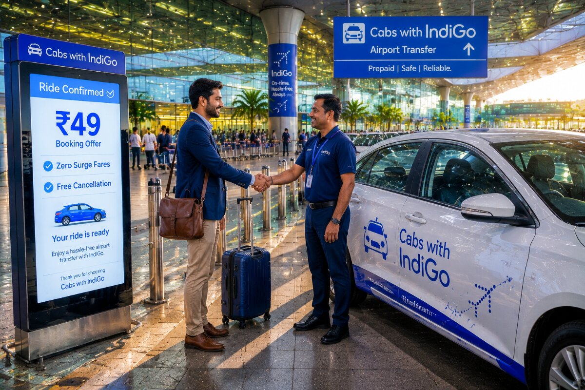 IndiGo Introduces Cabs with IndiGo Airport Transfer Service to Strengthen India’s Travel Connectivity and Enhance Passenger Convenience